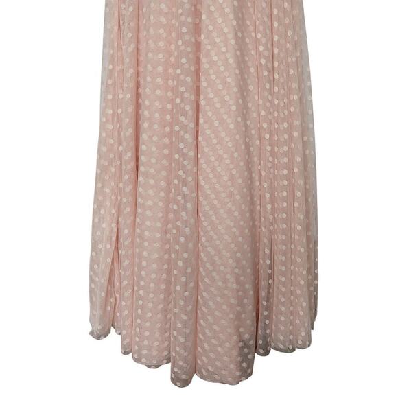 Vintage Y2K Pink Prom Dress Size 3 City Triangles Lace Embellished Princess 2000 - Picture 5 of 11